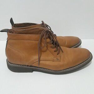 Guess Mens Lace up Casual Brown Boots